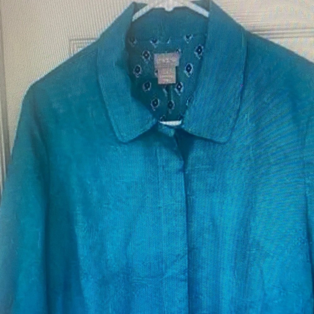 Chico’s Vibrant Trench Coat